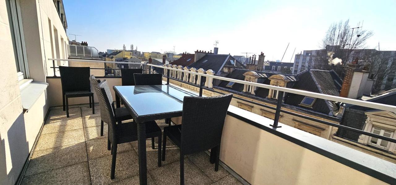 Charmant Appartement Proche Centre Ville Reims Kültér fotó